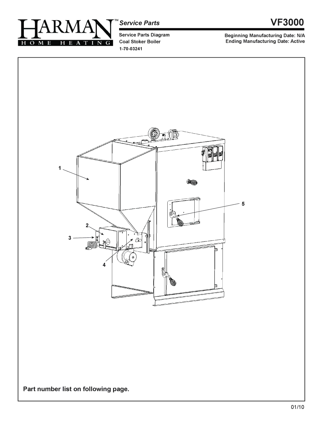 Harman VF3000 manual 