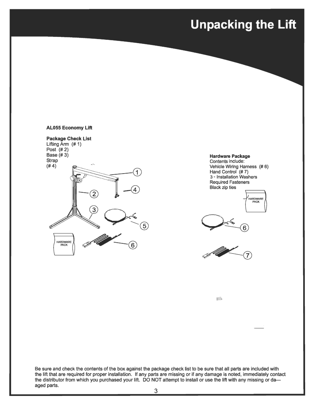 Harmar Mobility AL690, AL600, 650 manual 