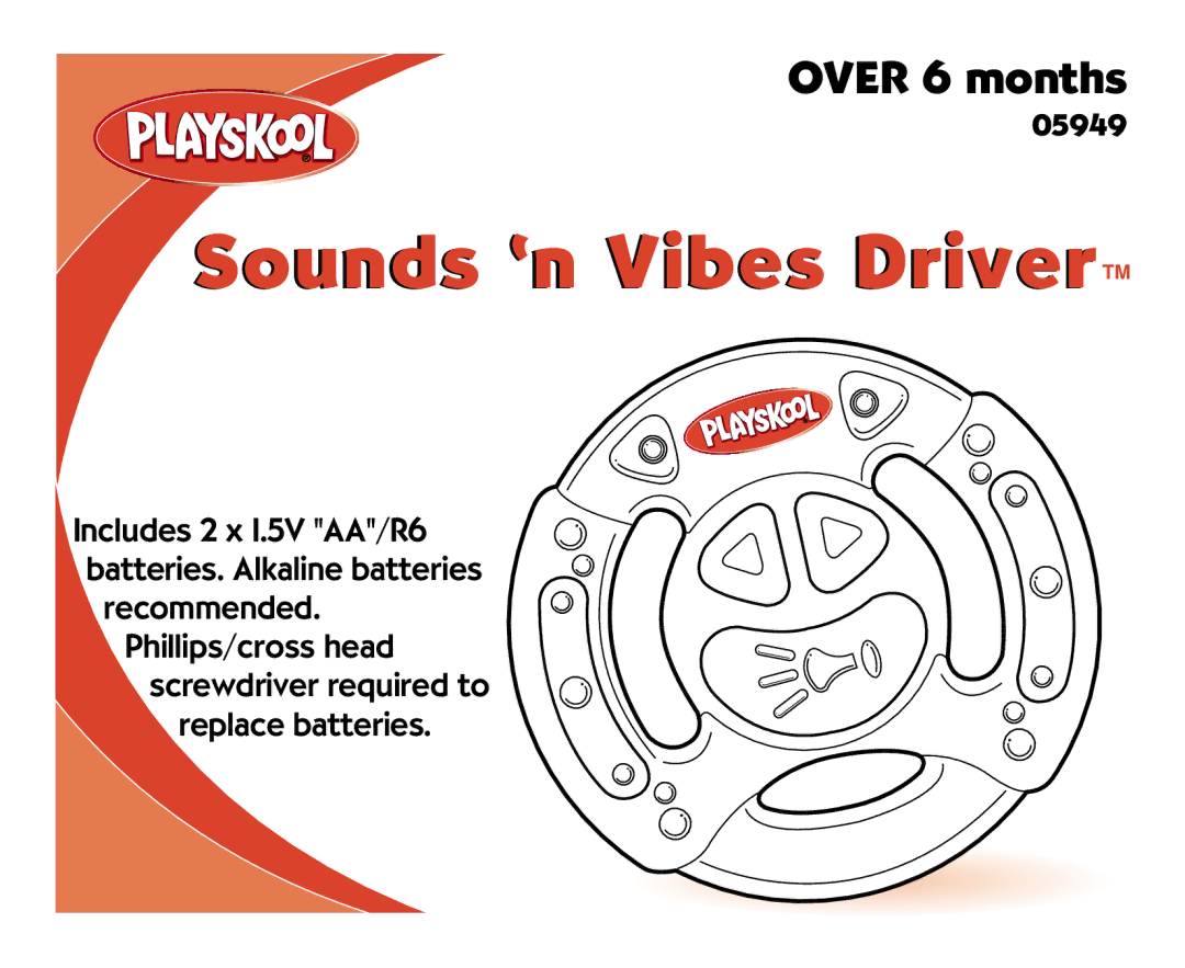 Hasbro 05949 manual Sounds ‘n Vibes Driver 