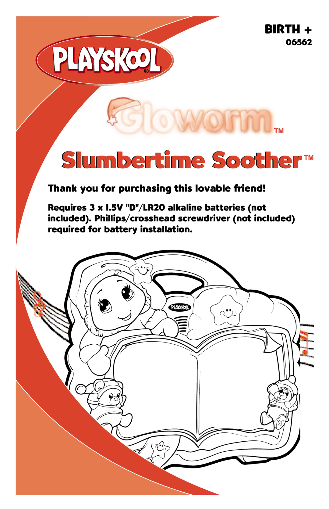 Hasbro 06562 manual Slumbertime Soother 