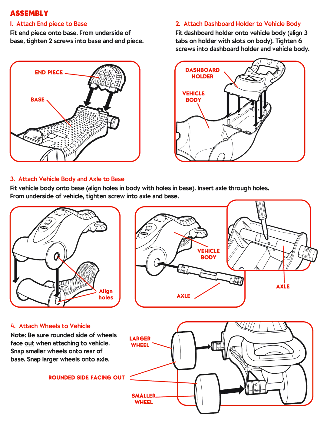 Hasbro 06717 manual Assembly 