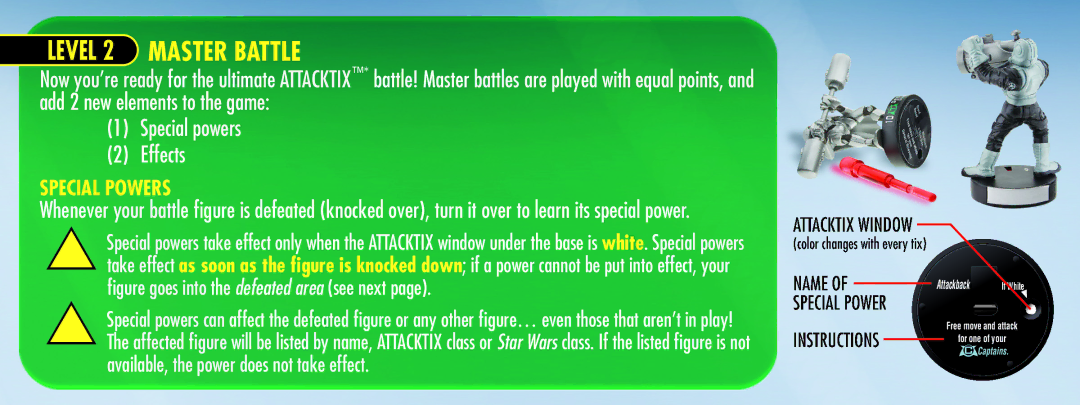 Hasbro 2 Series manual Level 2 Master Battle 