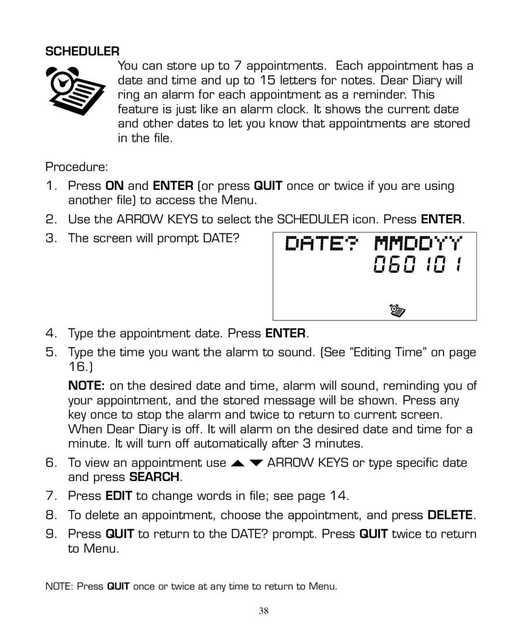 Hasbro 59919 manual Scheduler 