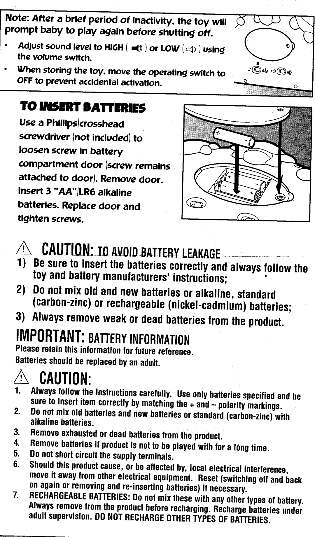 Hasbro 6122 manual 