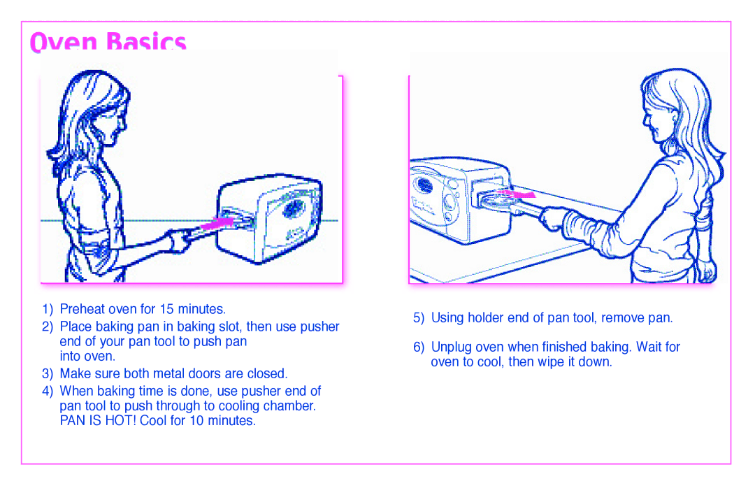 Hasbro 65589/65591 manual Oven Basics 