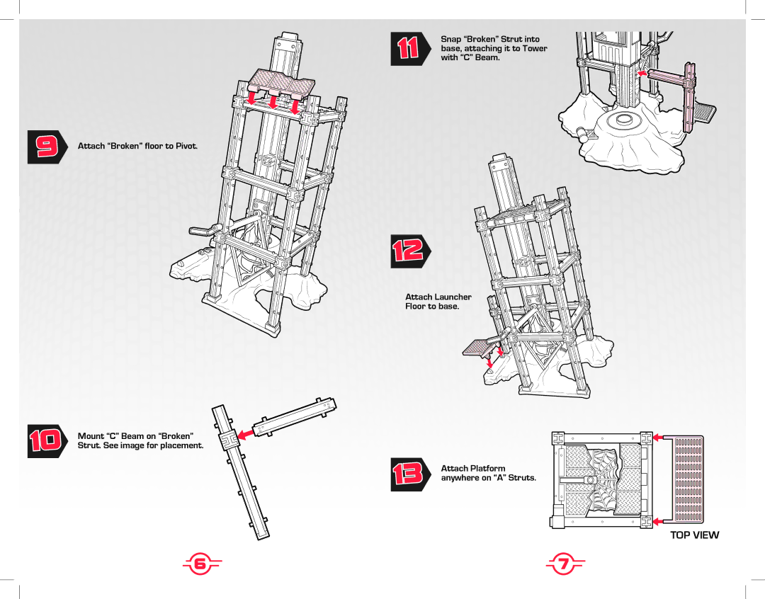 Hasbro 69173 manual TOP View 