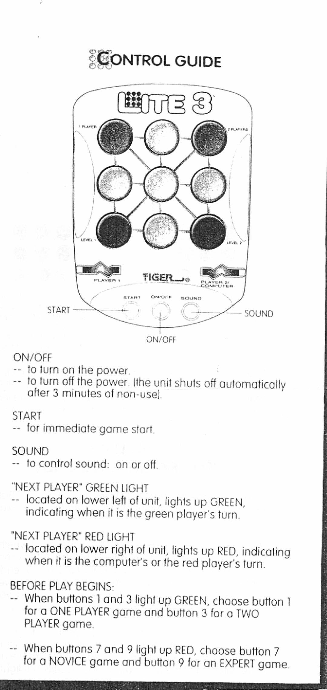 Hasbro 7-575 manual 