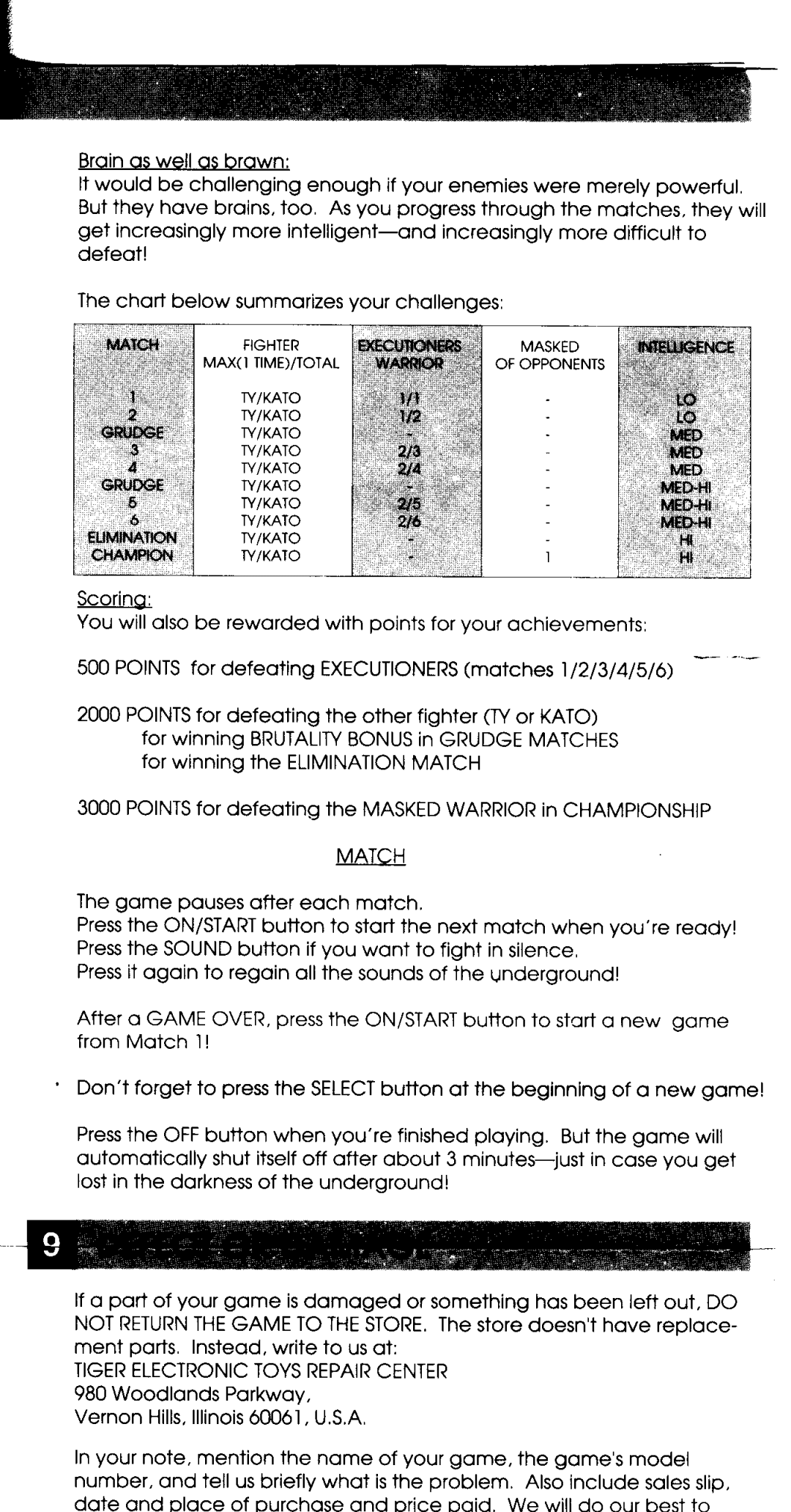 Hasbro 7-863 manual 