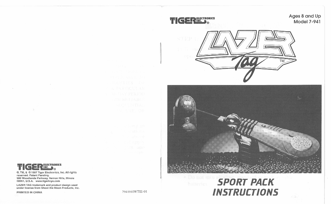 Hasbro 7-941 manual 