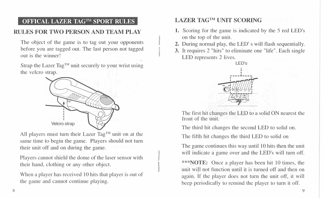 Hasbro 7-941 manual 