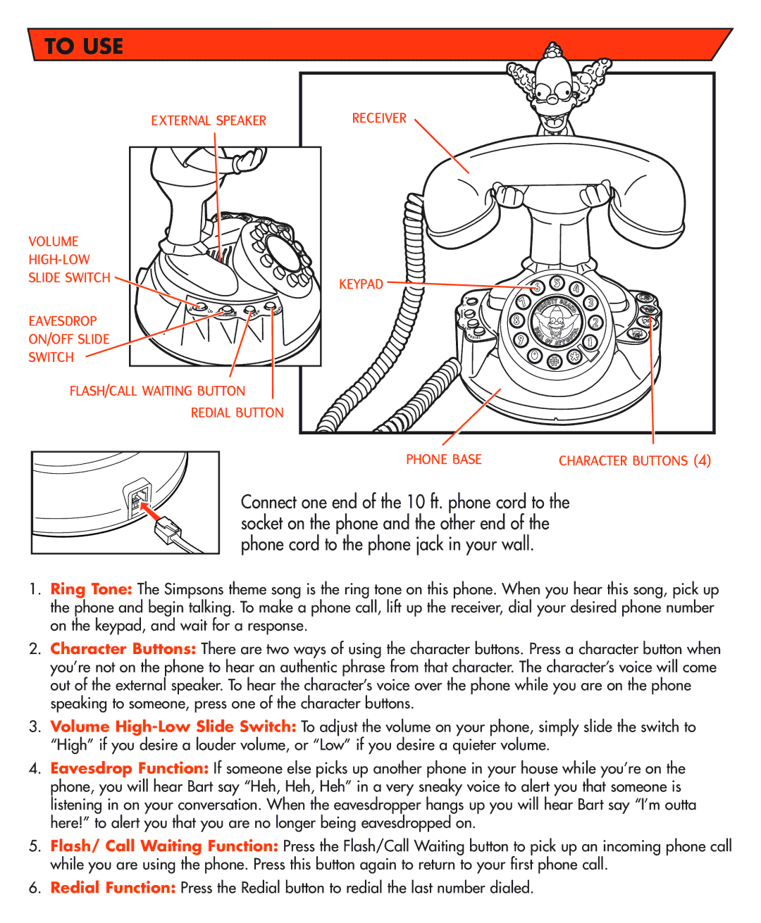 Hasbro 70236 manual To USE 