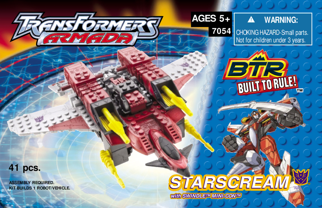 Hasbro 7054 manual Starscream 