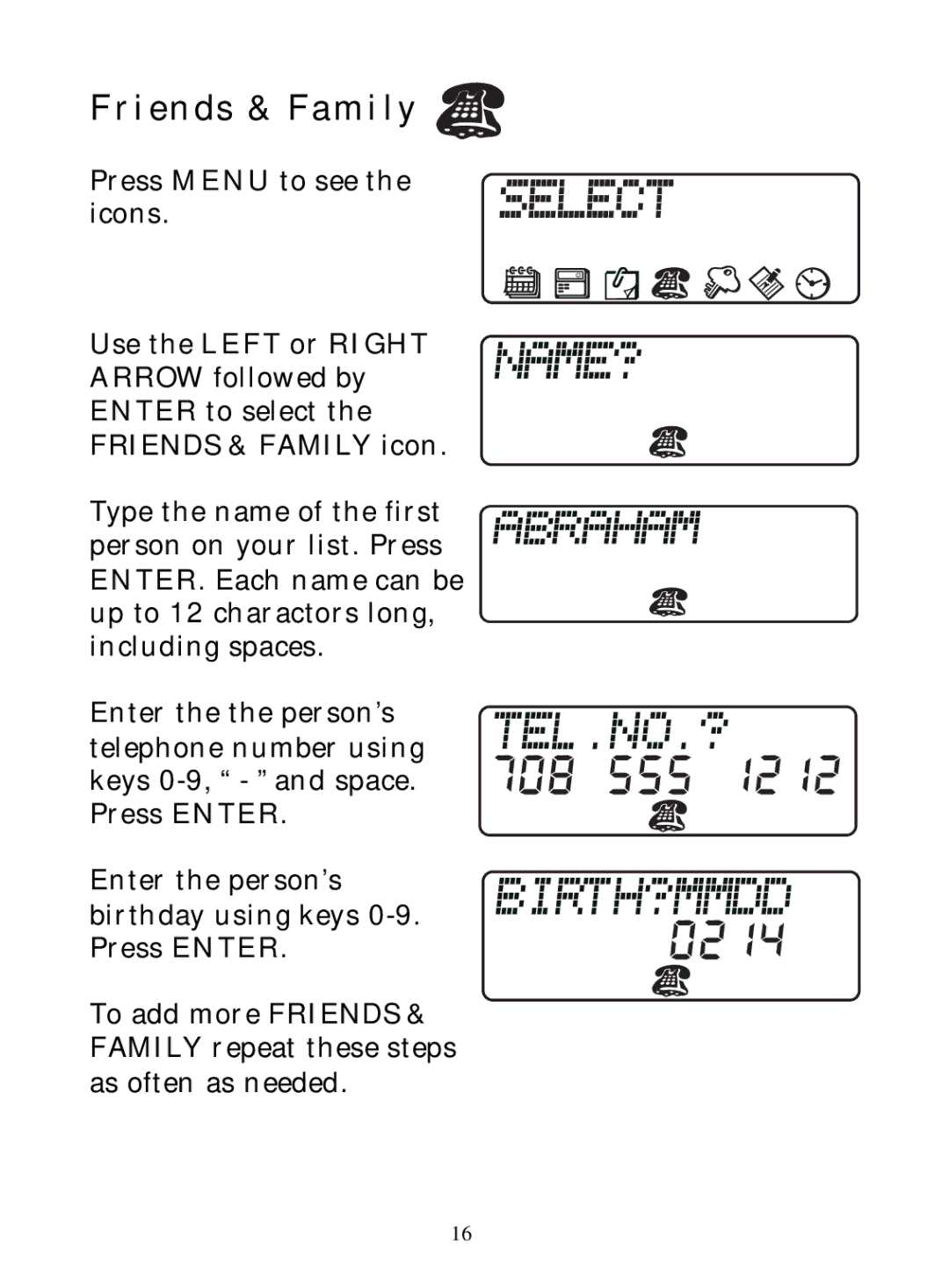 Hasbro 71-554 warranty Friends & Family 