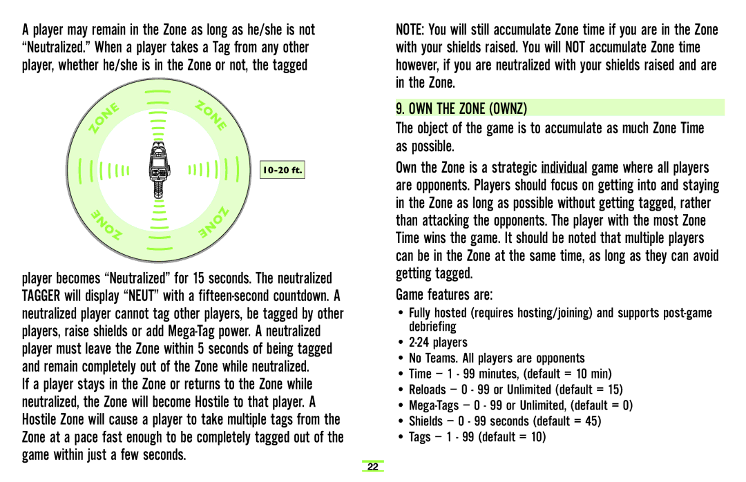 Hasbro 71970 manual OWN the Zone Ownz 