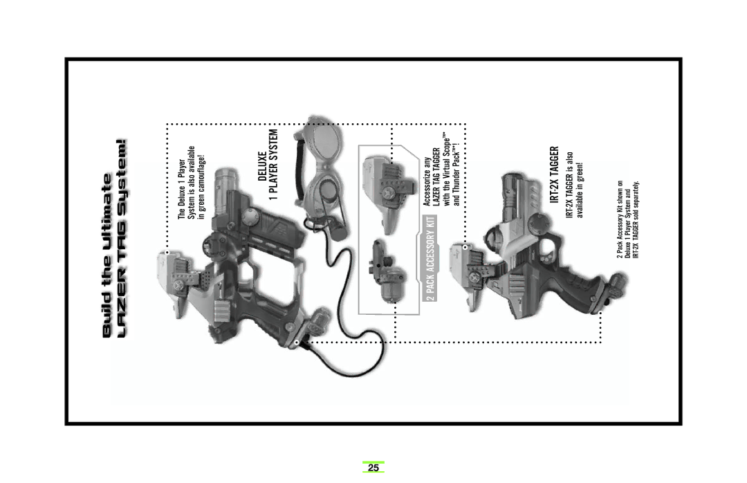 Hasbro 71985 manual Build the Ultimate Lazer TAG System 