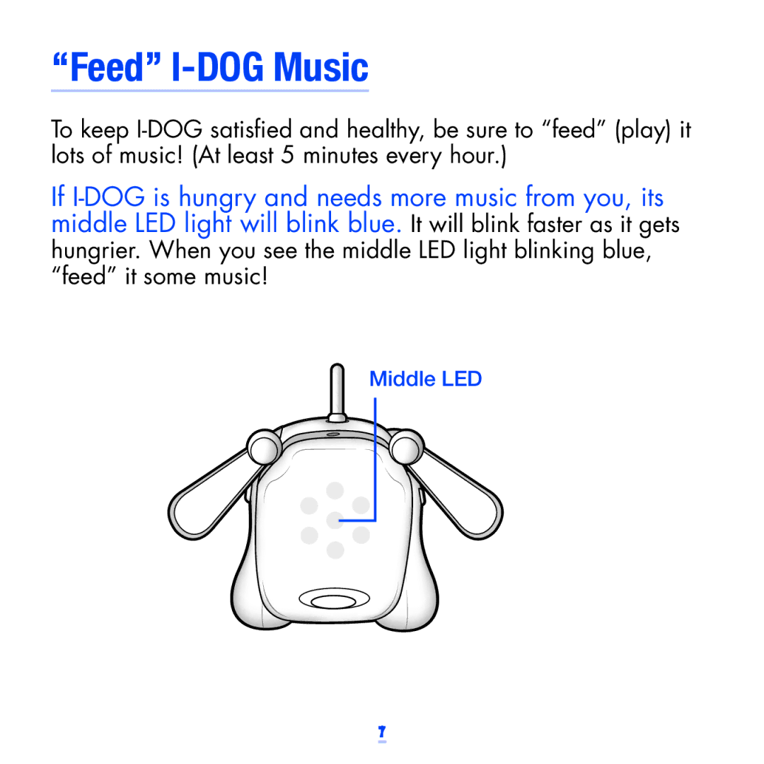 Hasbro 75024 manual Feed I-DOG Music 