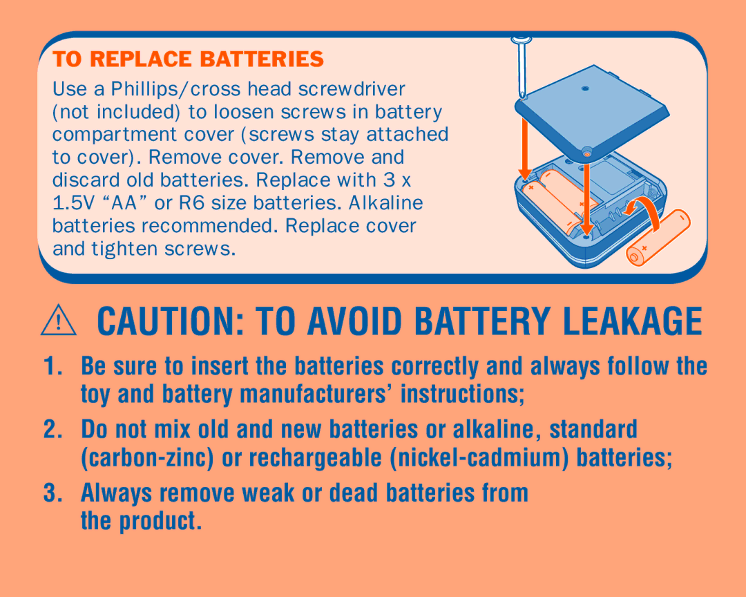 Hasbro 77313 user manual To Replace Batteries 