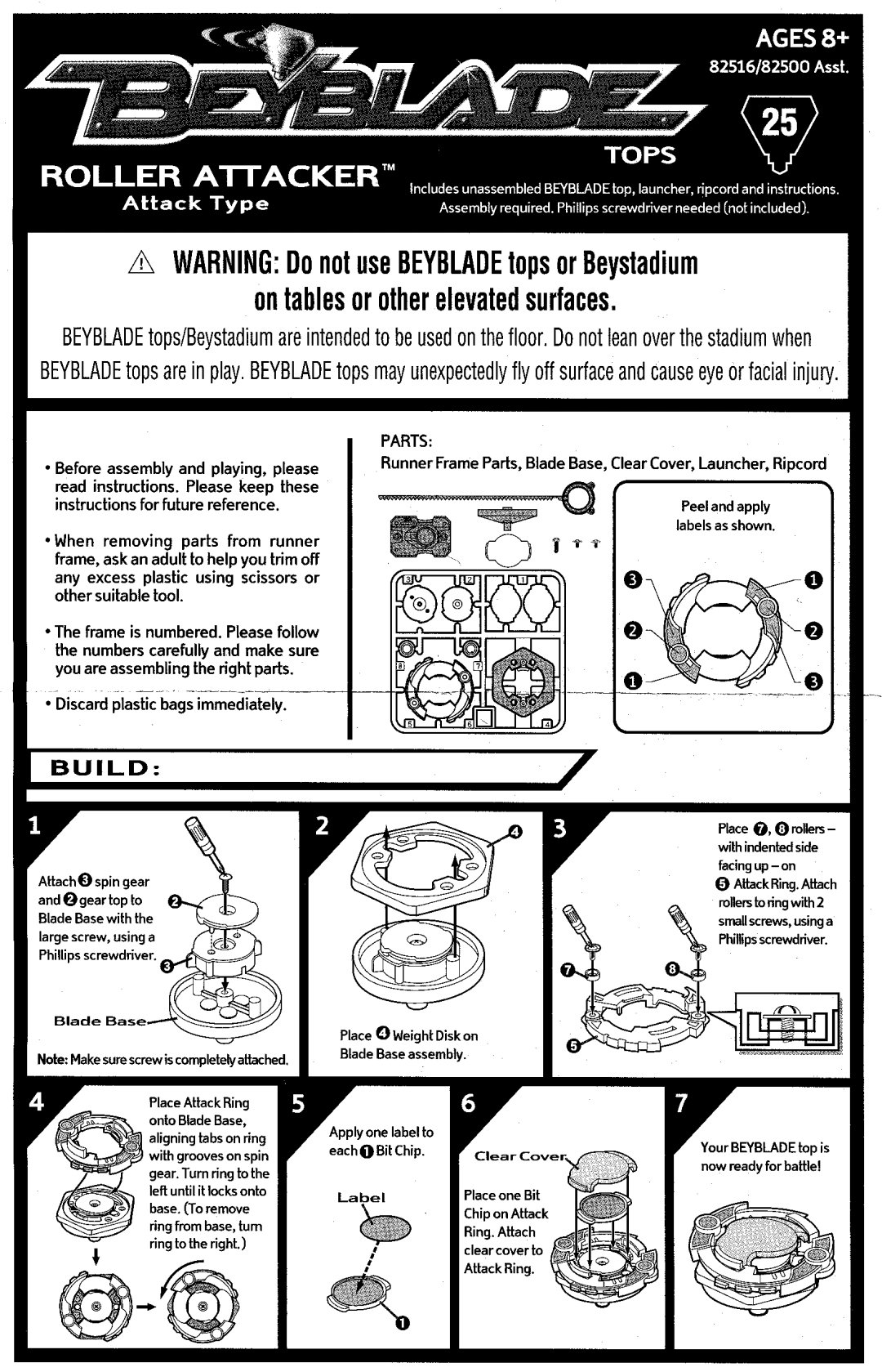 Hasbro 82516 manual 