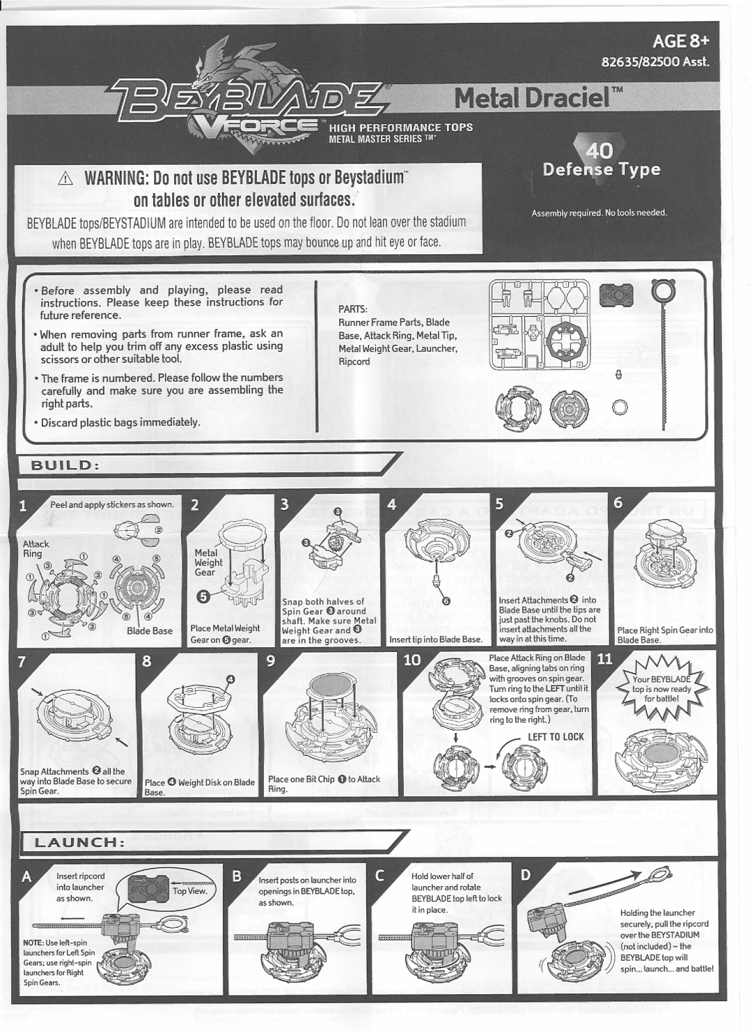 Hasbro 82635 manual 