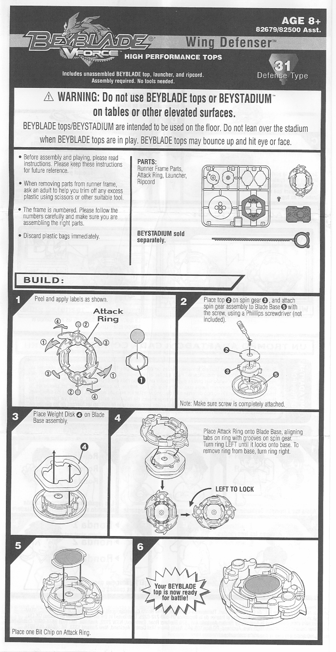 Hasbro 82679 manual 