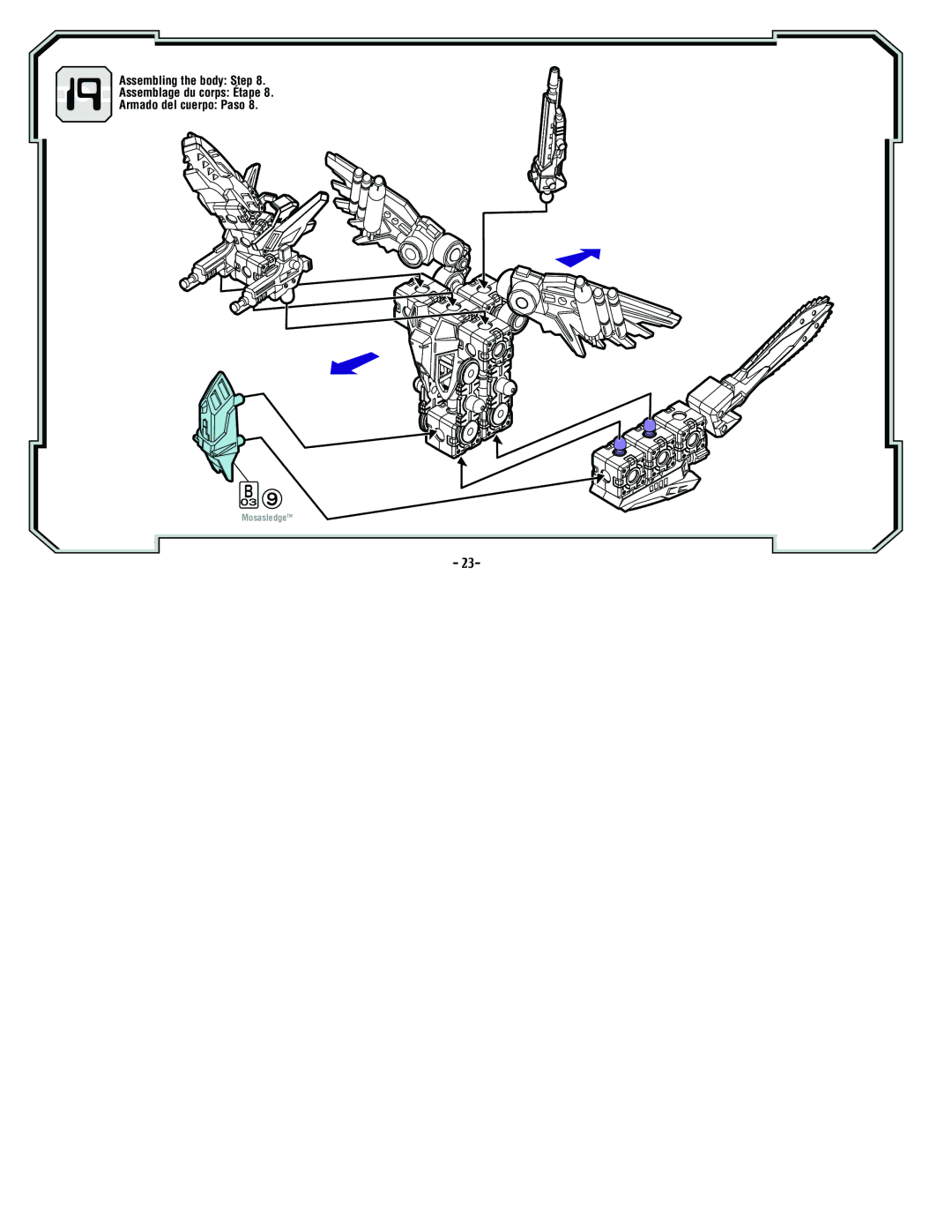 Hasbro 83178 manual MosasledgeTM 