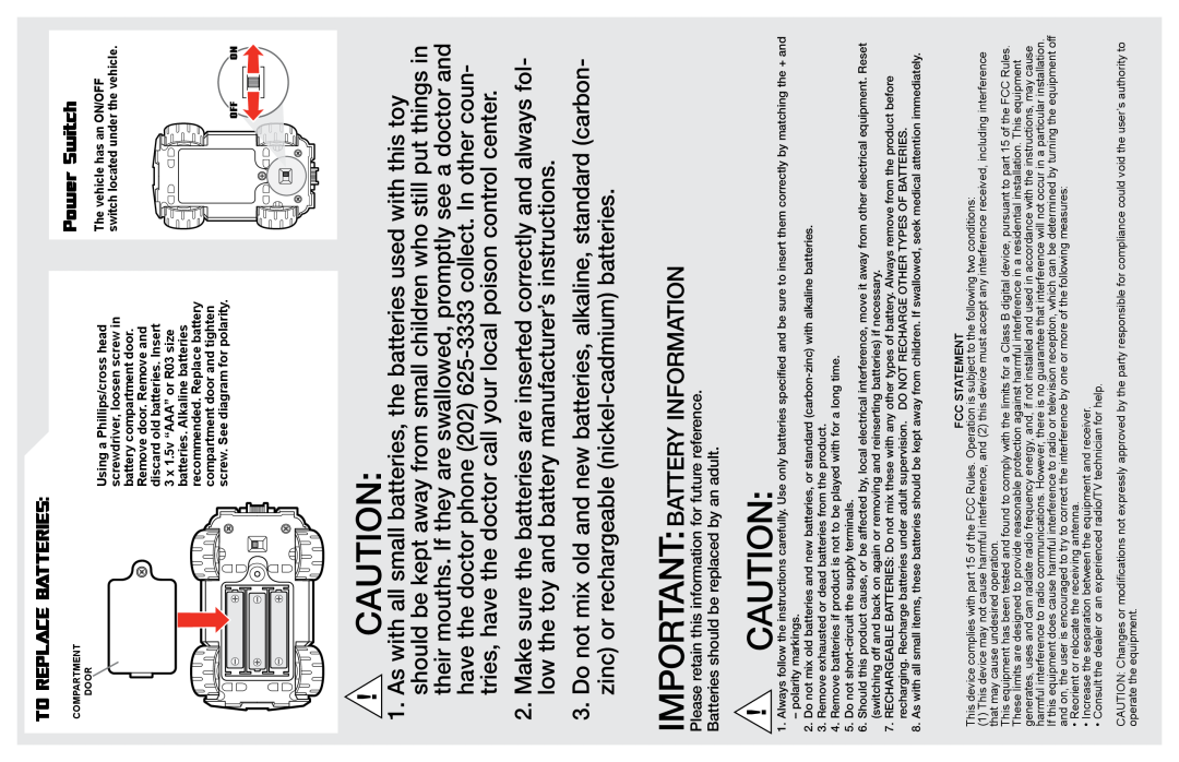 Hasbro 83710 manual Importantbattery Information 