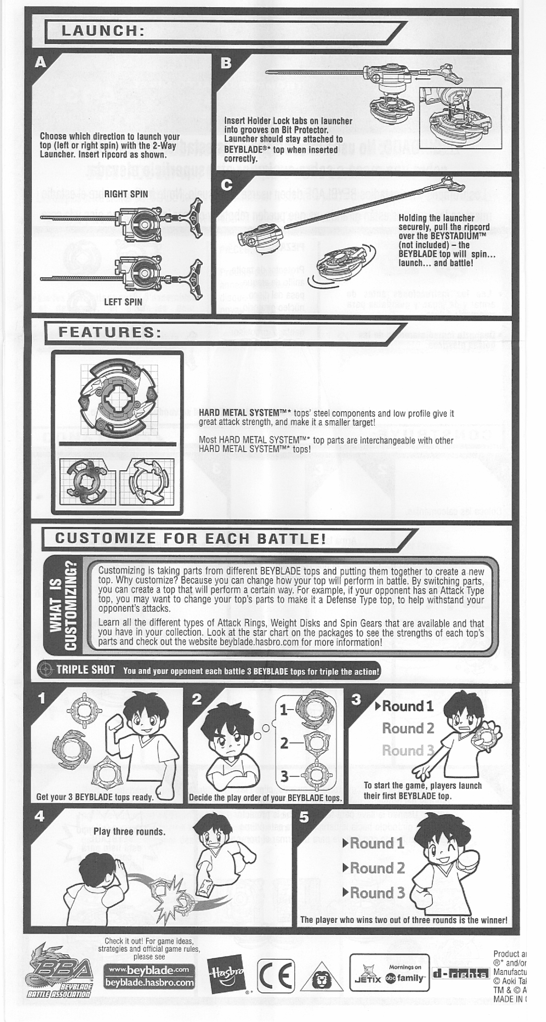 Hasbro 85449 manual 