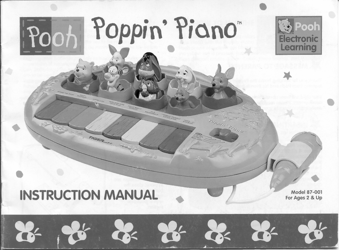Hasbro 87-001 manual 