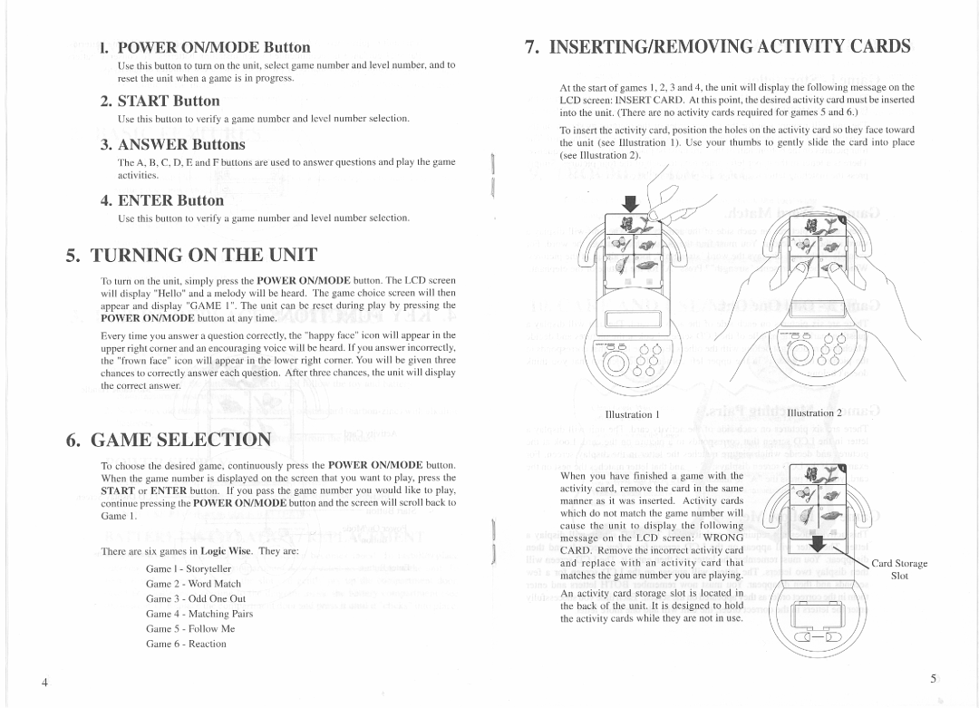 Hasbro 9-006-2 manual 