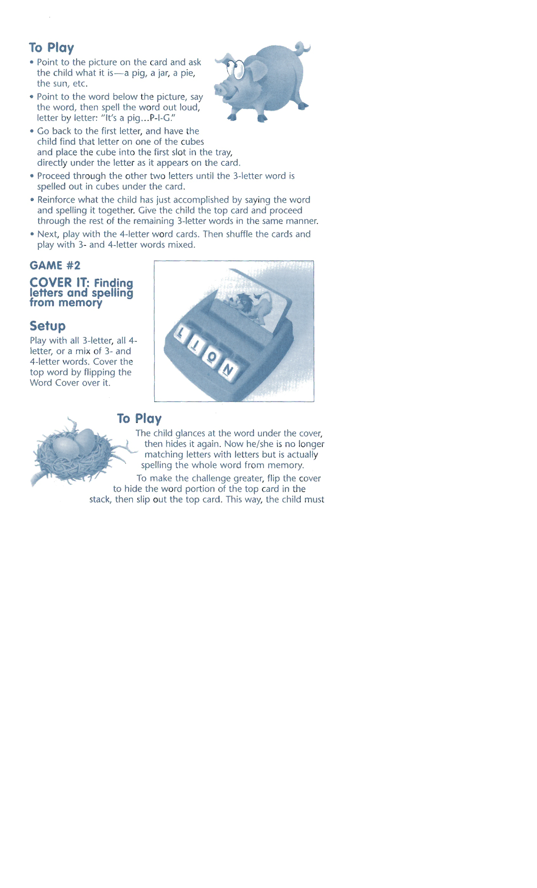 Hasbro AGES 3+ manual 