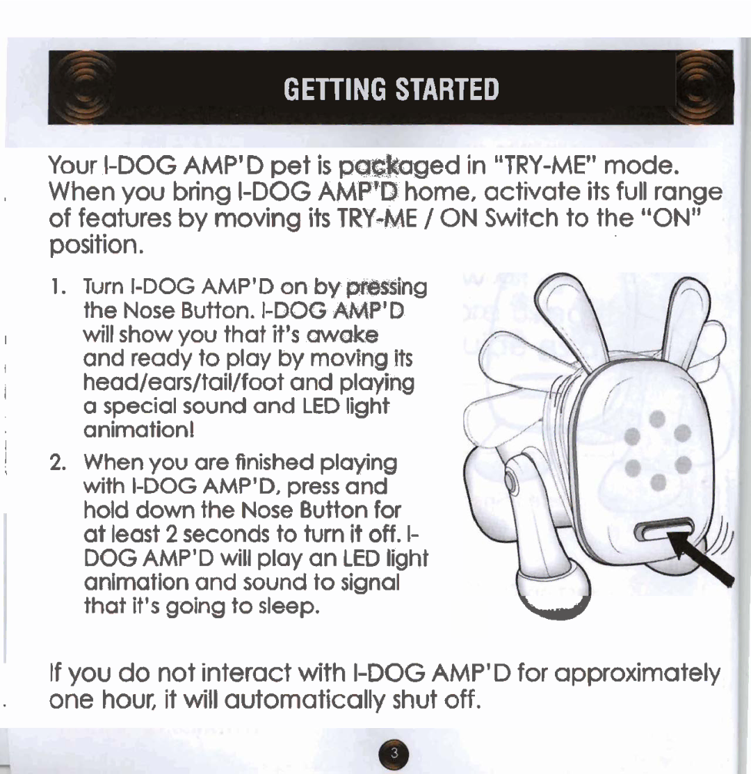 Hasbro Ampd manual Getting Started 