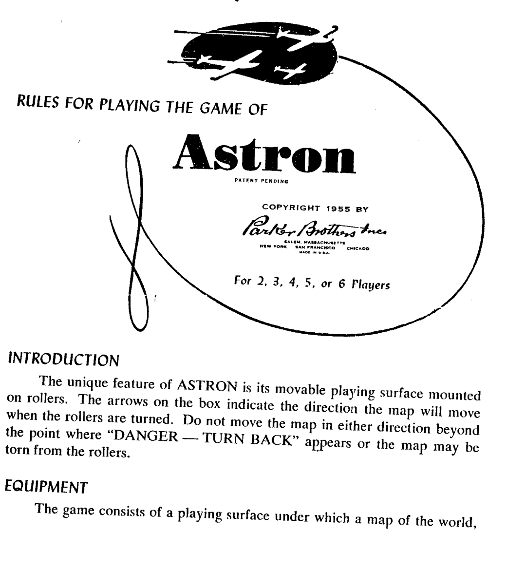 Hasbro Astron manual 