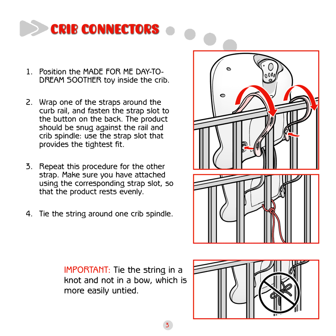 Hasbro BIRTH+ manual Crib Connectors 