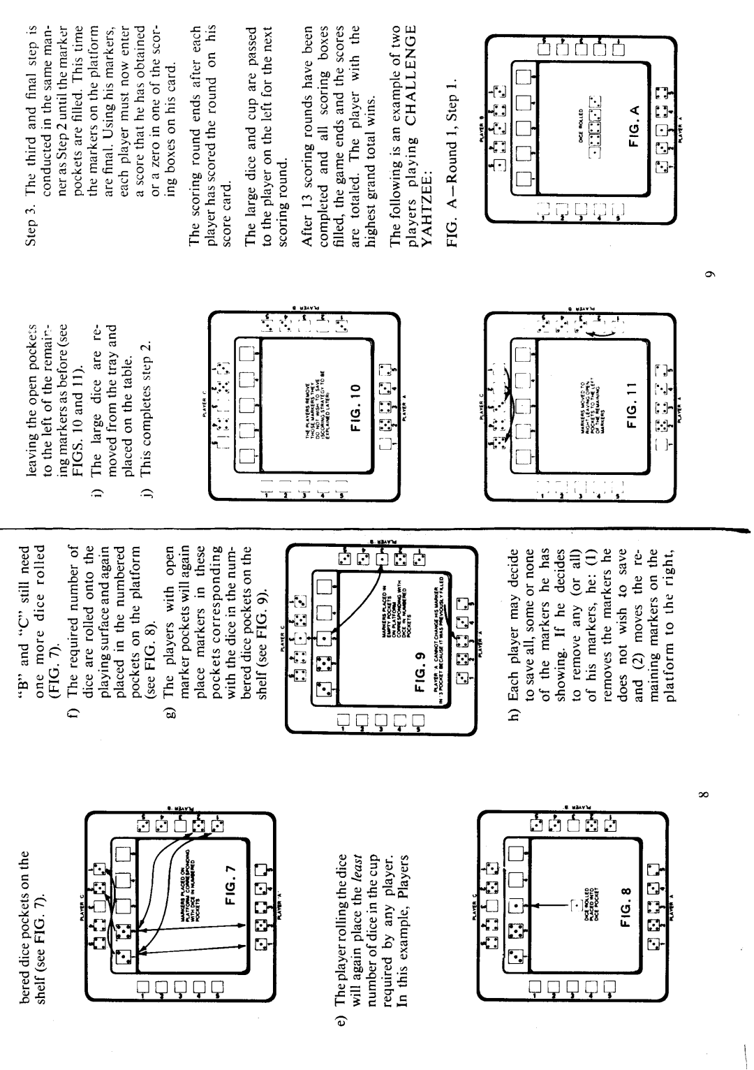 Hasbro Challenge Yahtzee manual 