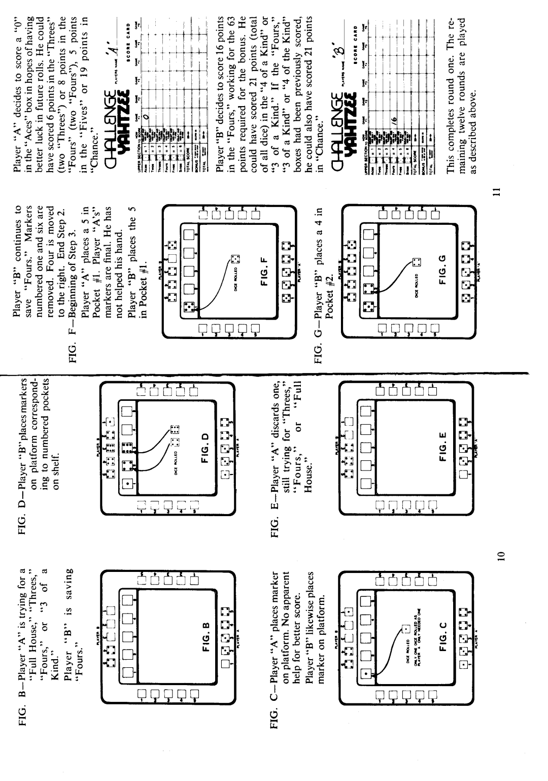 Hasbro Challenge Yahtzee manual 