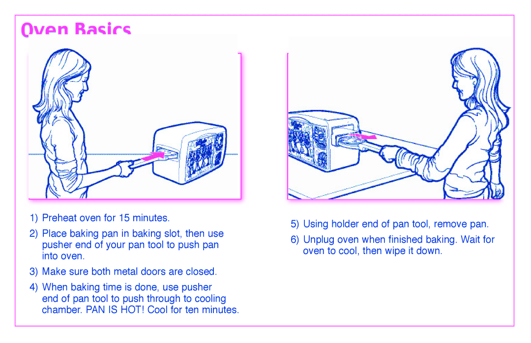 Hasbro Easy Bake Lil Bratz manual Oven Basics 