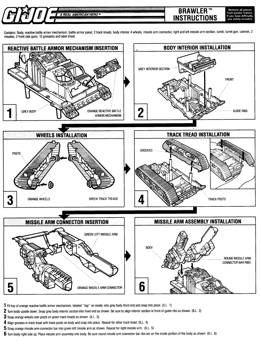 Hasbro GIJoe Brawler manual 