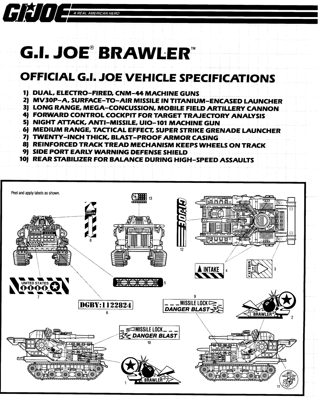 Hasbro GIJoe Brawler manual 