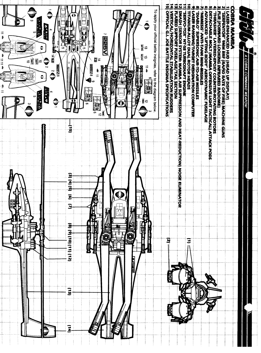 Hasbro GIJoe Cobra Mamba manual 