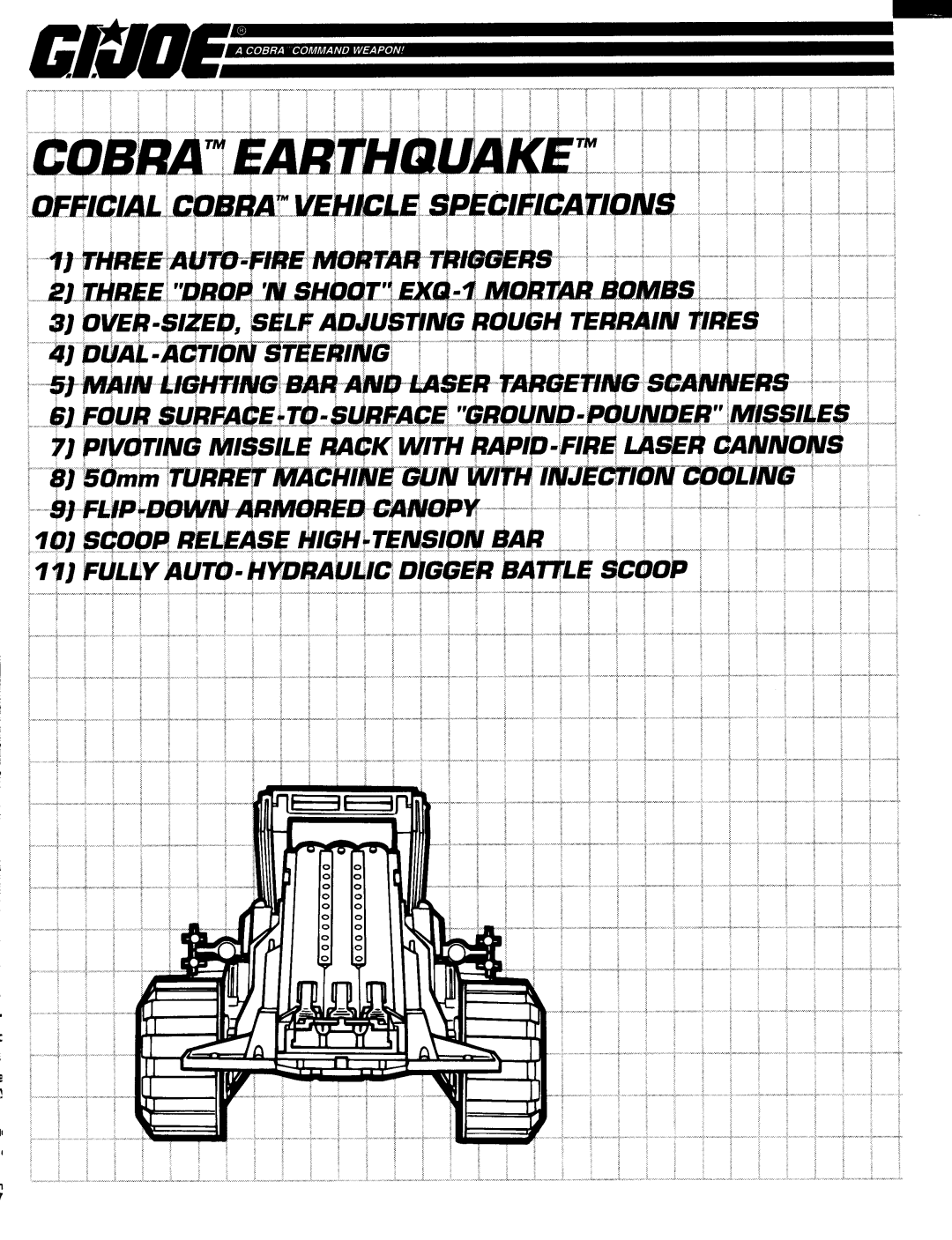 Hasbro GIJoe Earthquake manual 