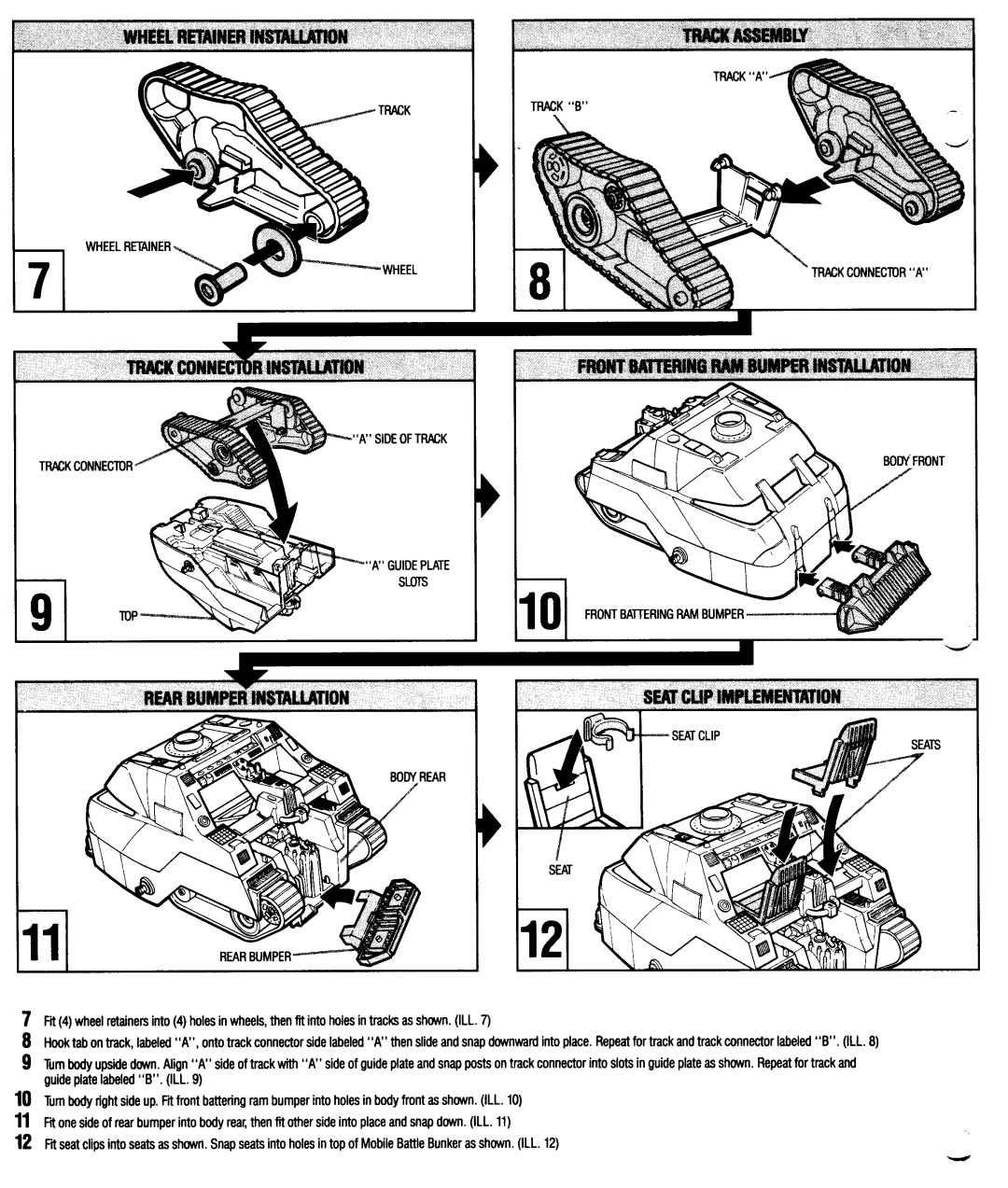 Hasbro GIJoe Mobile Battle Bunker manual 