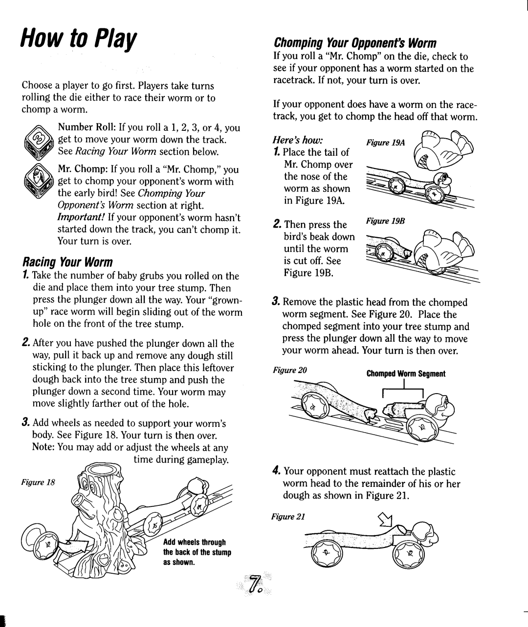 Hasbro Go Go Worms manual 