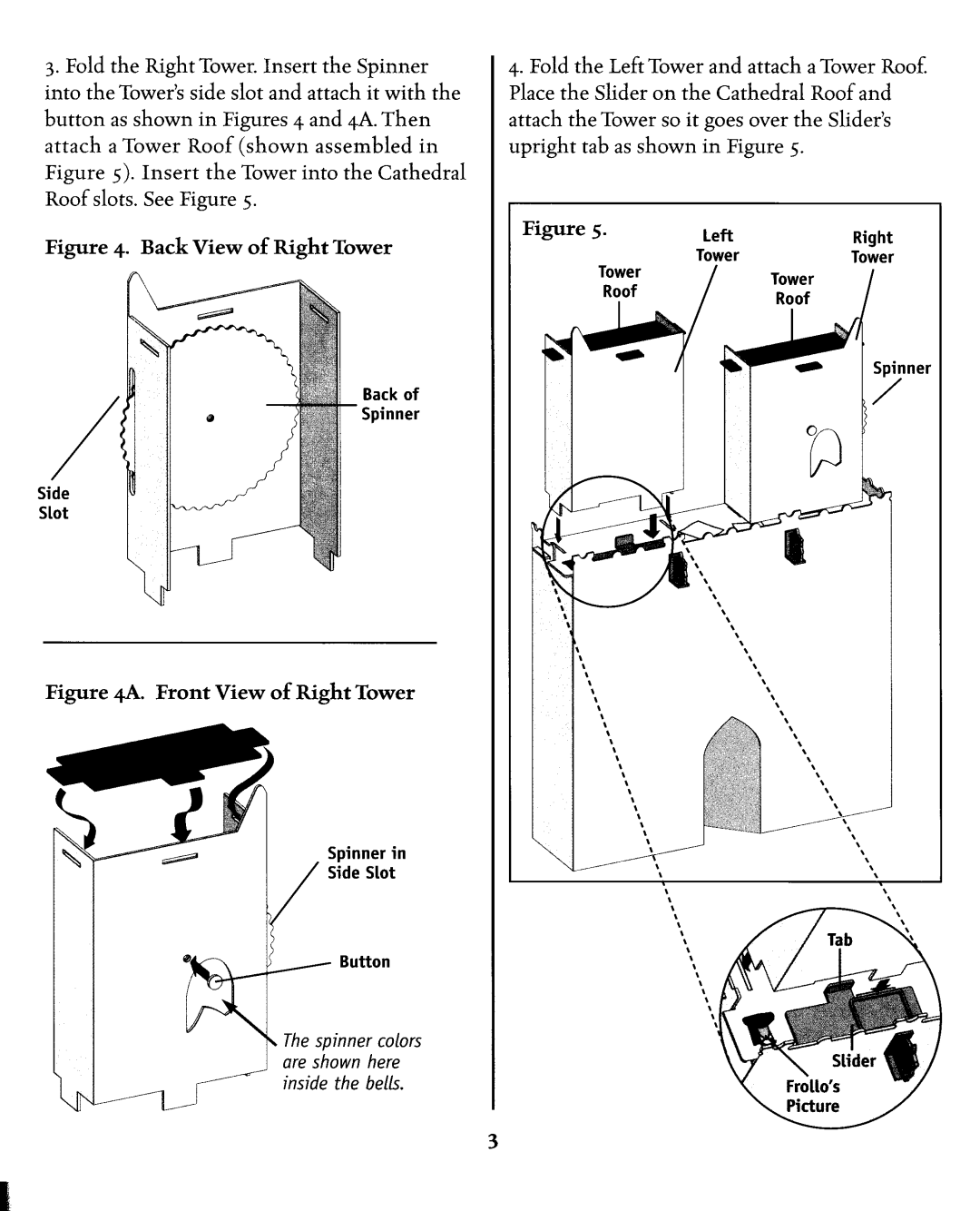 Hasbro Hunchback of Notre Dame manual 