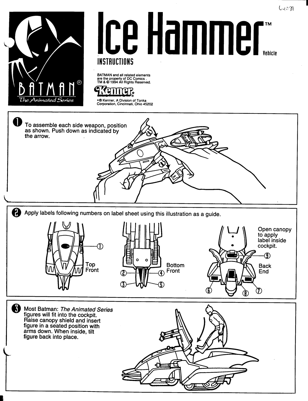 Hasbro Ice Hammer manual 