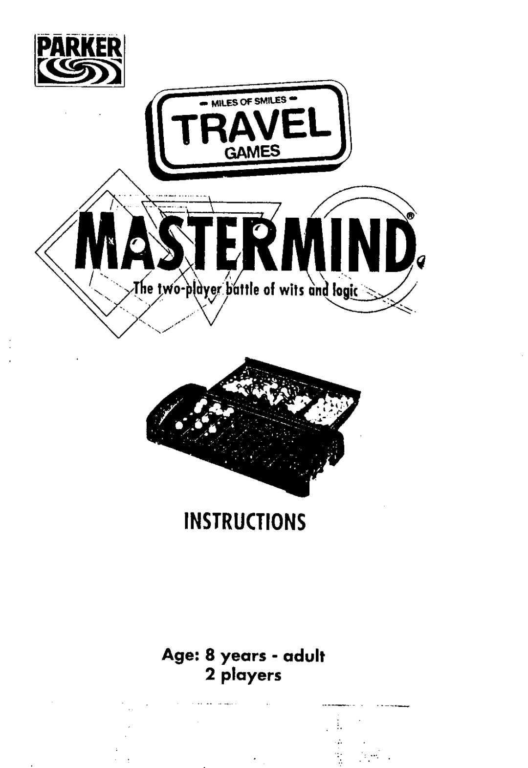 Hasbro Mastermind manual 