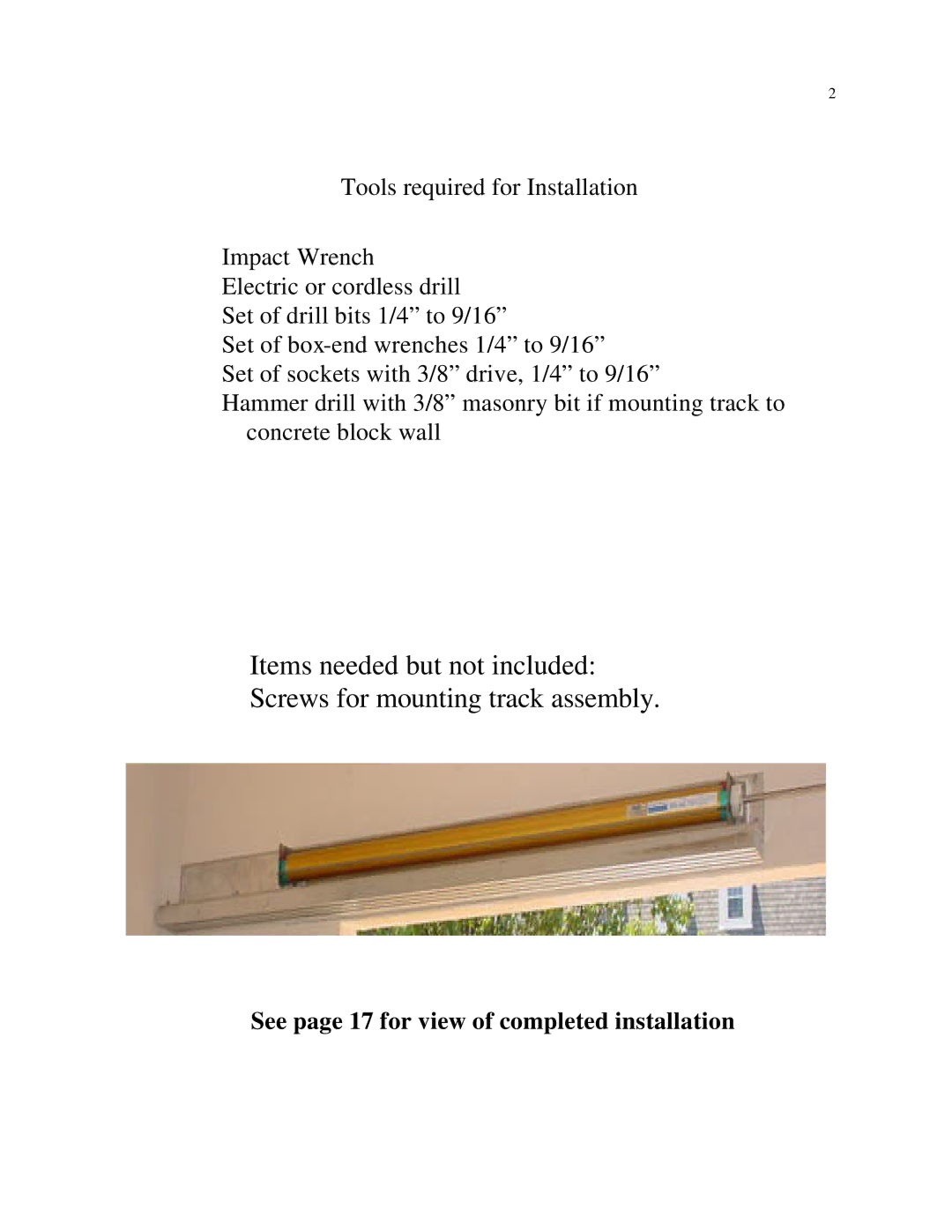 Hasbro PUB 0804 installation manual See page 17 for view of completed installation 