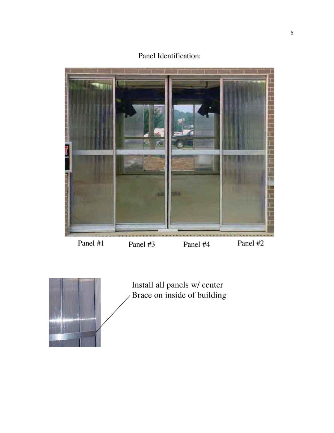 Hasbro PUB 0804 installation manual Install all panels w/ center Brace on inside of building 