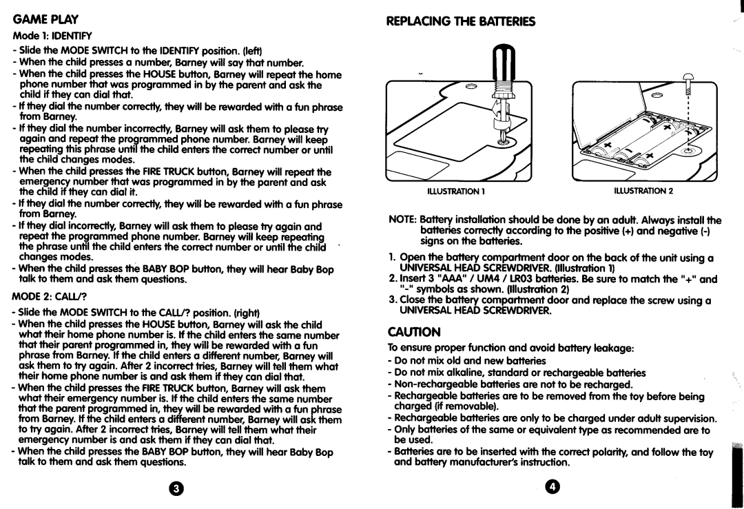 Hasbro Telephone Fun Smart Sticks manual 