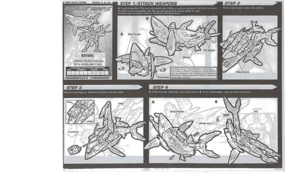 Hasbro Transformers manual 