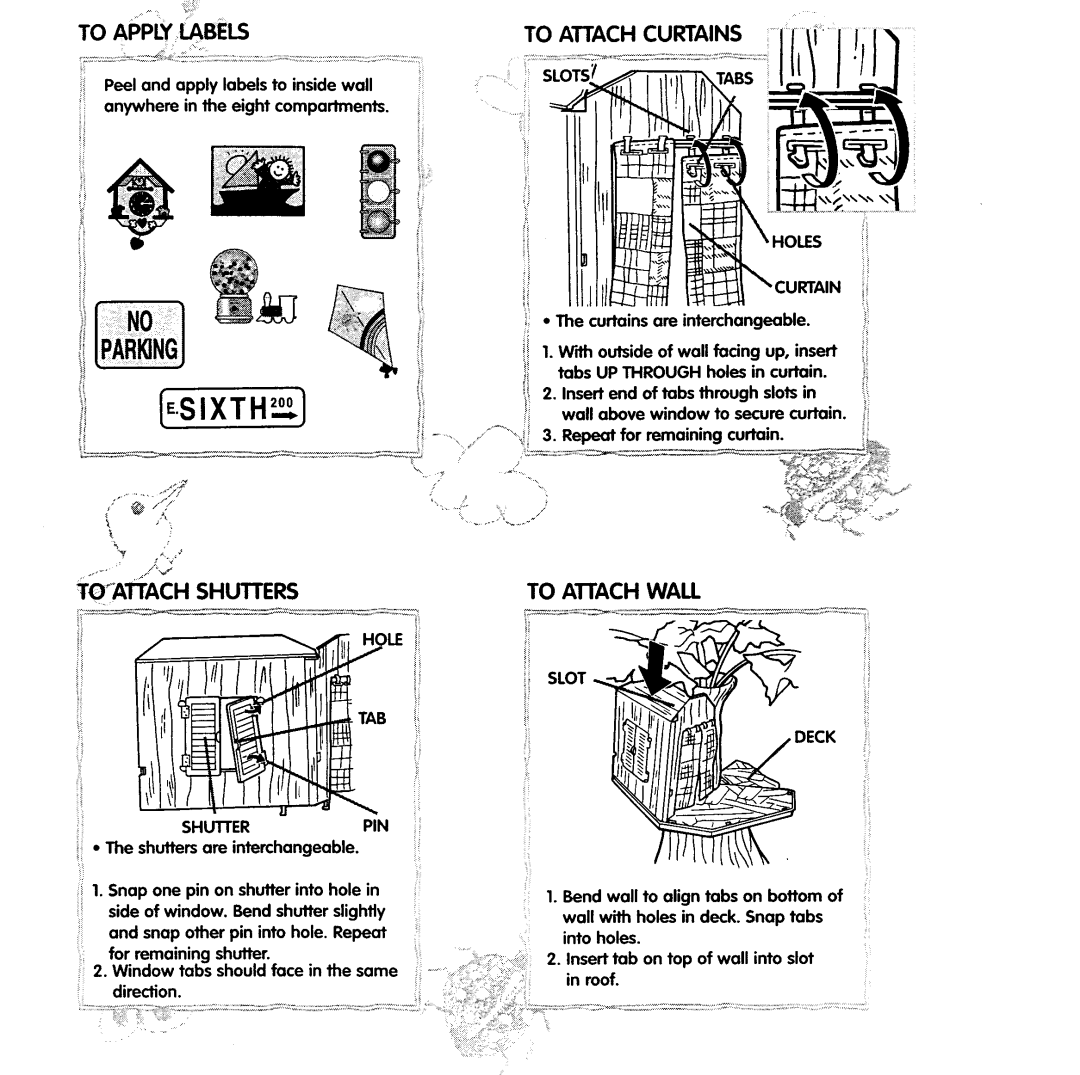 Hasbro Treehouse Playset manual 